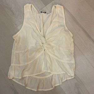 American Eagle blouse in size XS. Color is ivory.